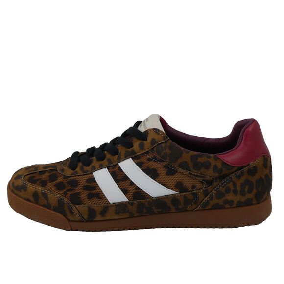 Steve Madden Hudsin Sneaker Leopard Print Lace-Up Women's US:9 - Picture 1 of 10